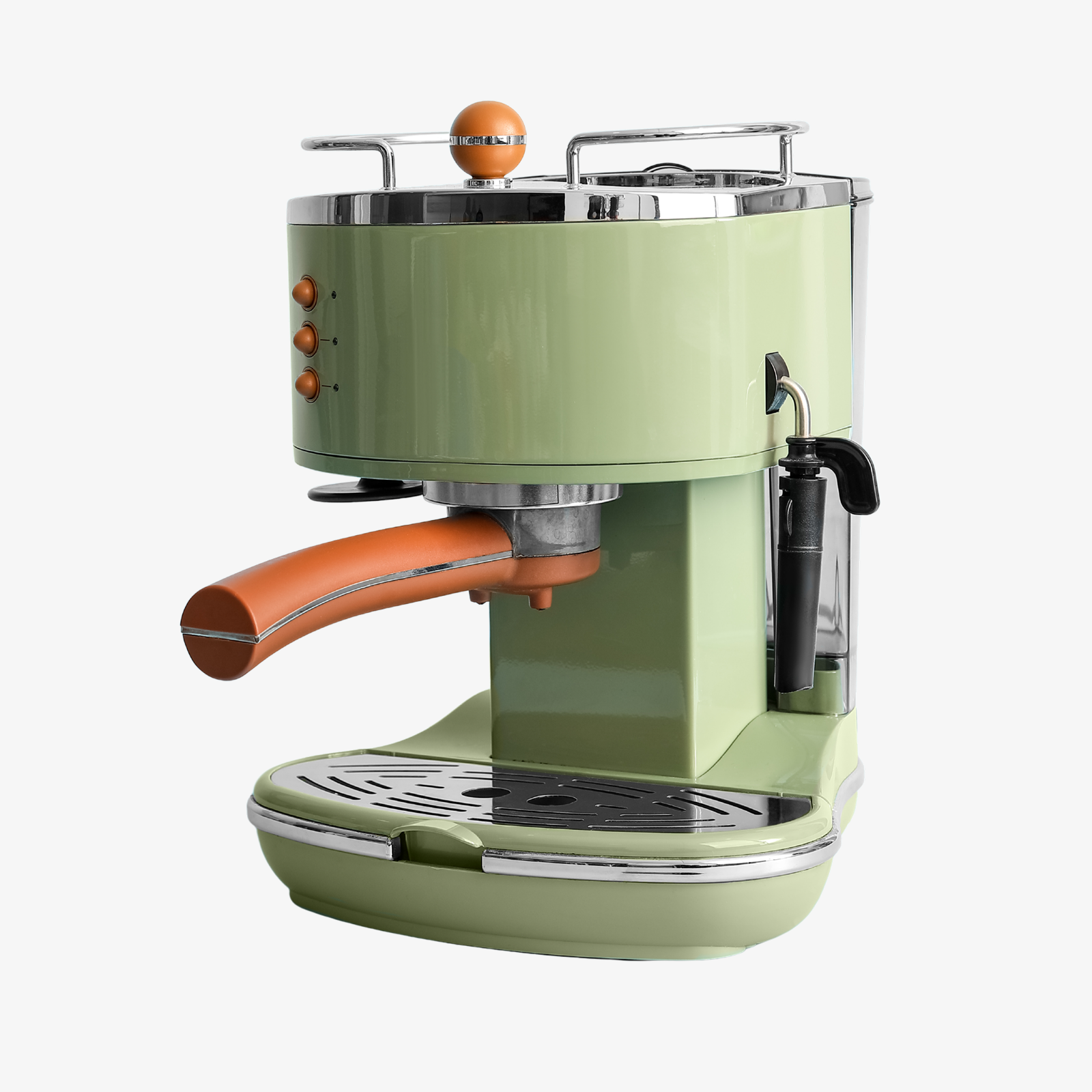 Retro-Style Espresso Machine — VintageGreen Espresso