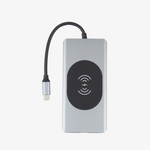 USB-C Docking Station with Wireless Charging Pad