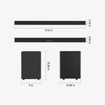 Sleek Wireless Soundbar for Home Entertainment