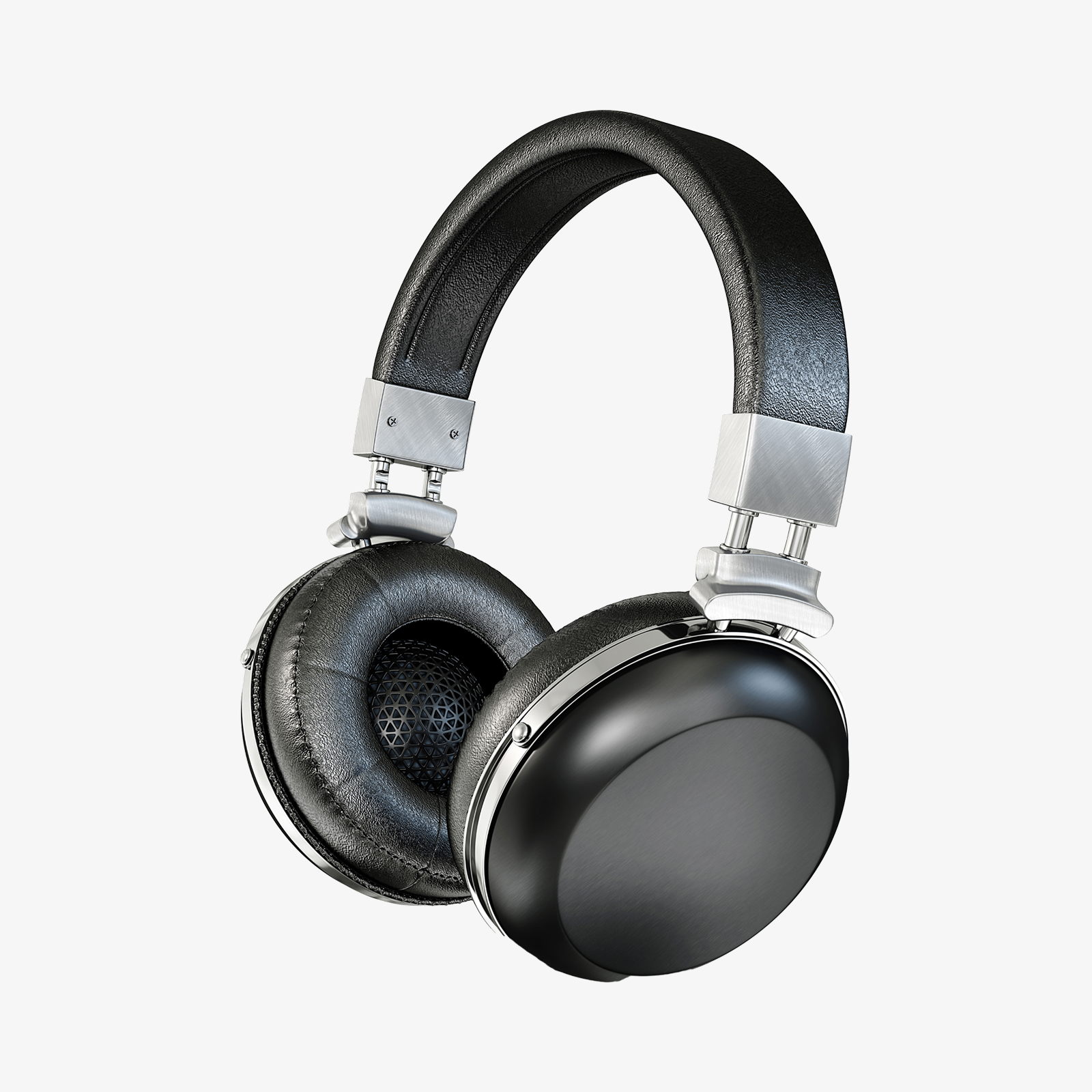 Vintage Leather Bluetooth Headphones – Noir Edition