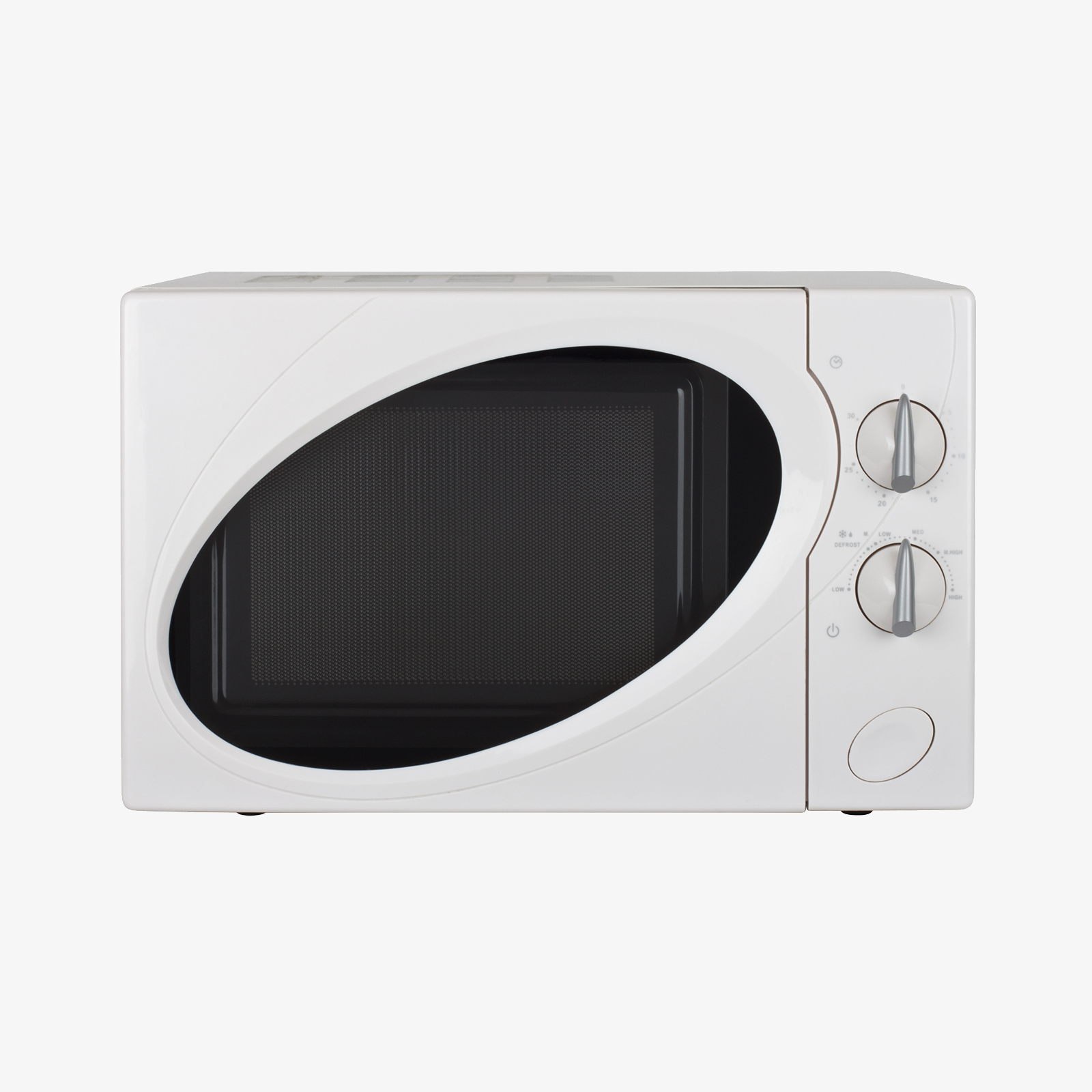 Modern White Microwave Oven — CookEase 800W