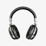 Vintage Leather Bluetooth Headphones – Noir Edition