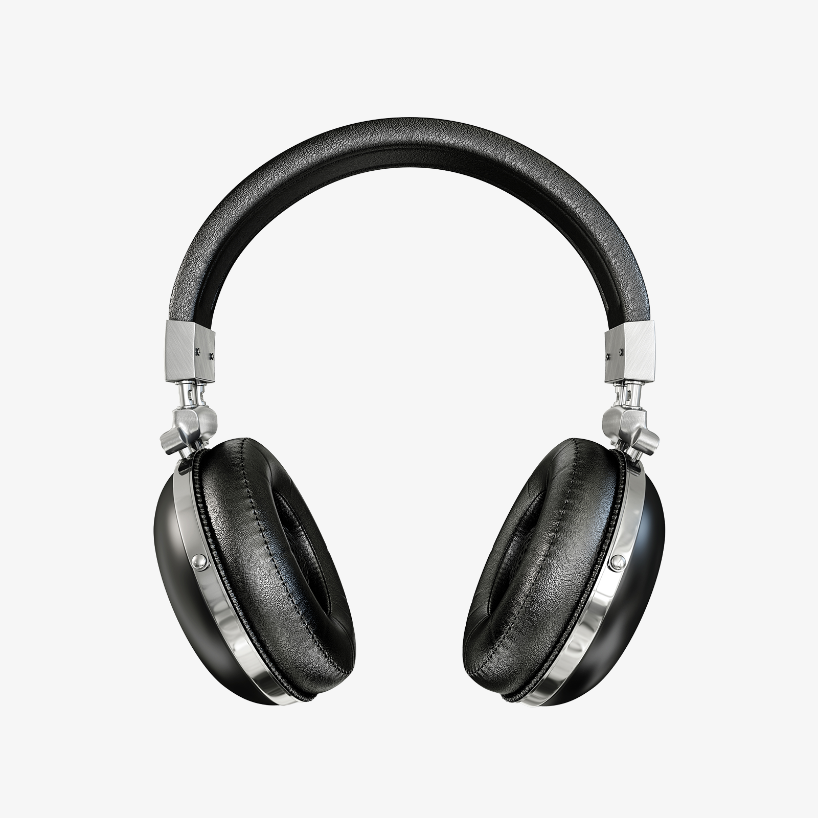 Vintage Leather Bluetooth Headphones – Noir Edition