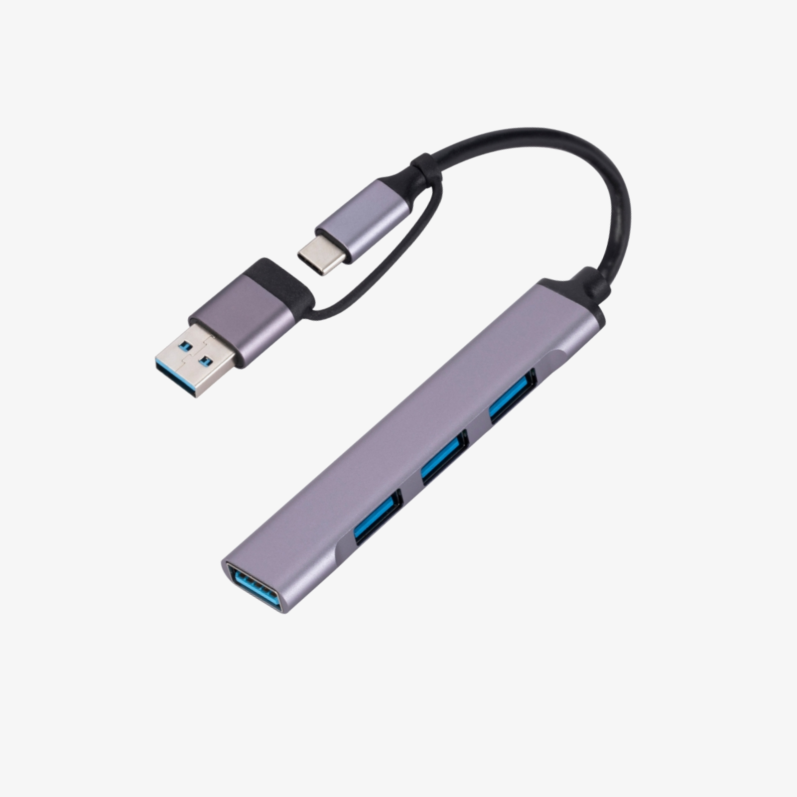 Slim USB-A 3-Port Hub