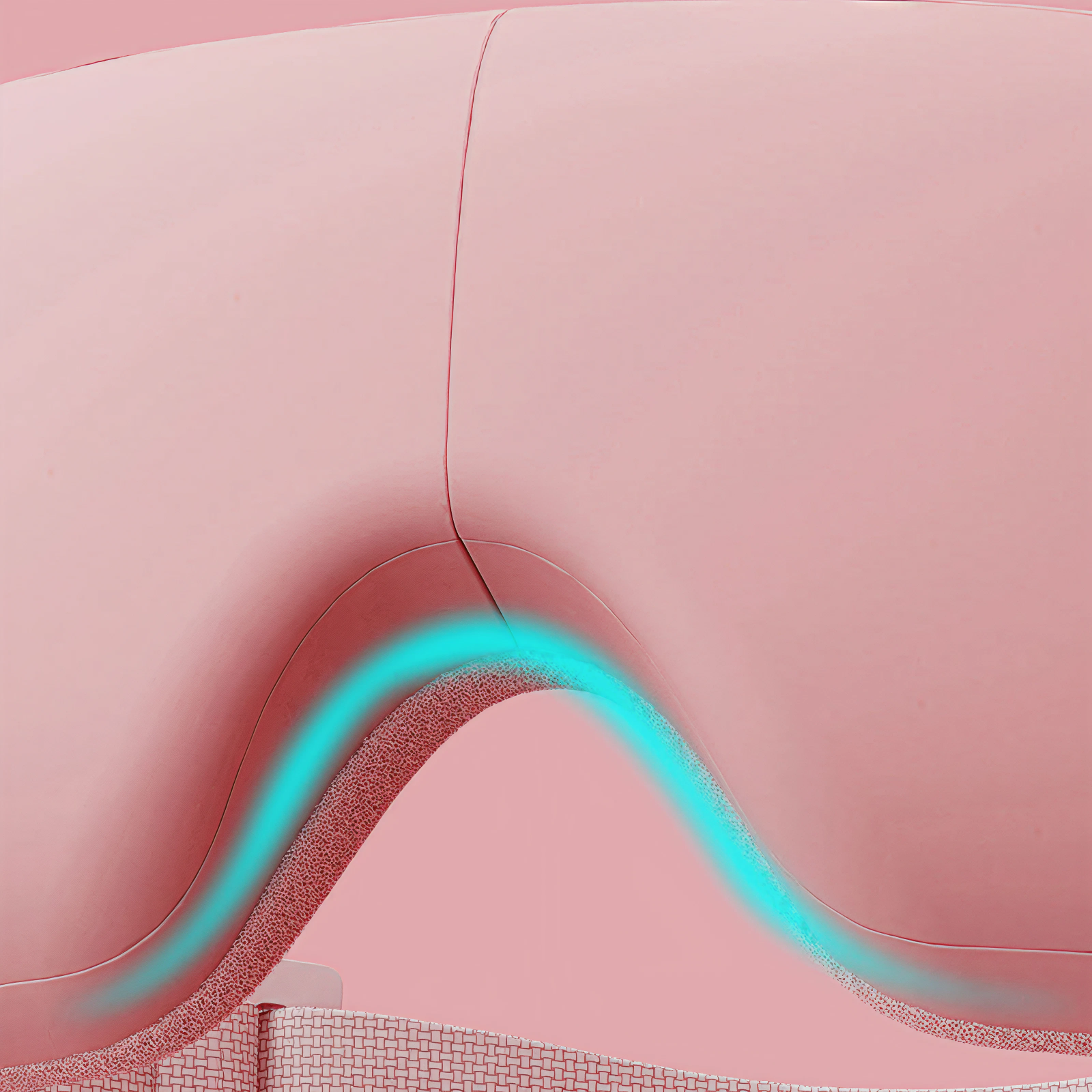 SoftTherm Eye Wrap — Warm Compress & Vibration (Pink)