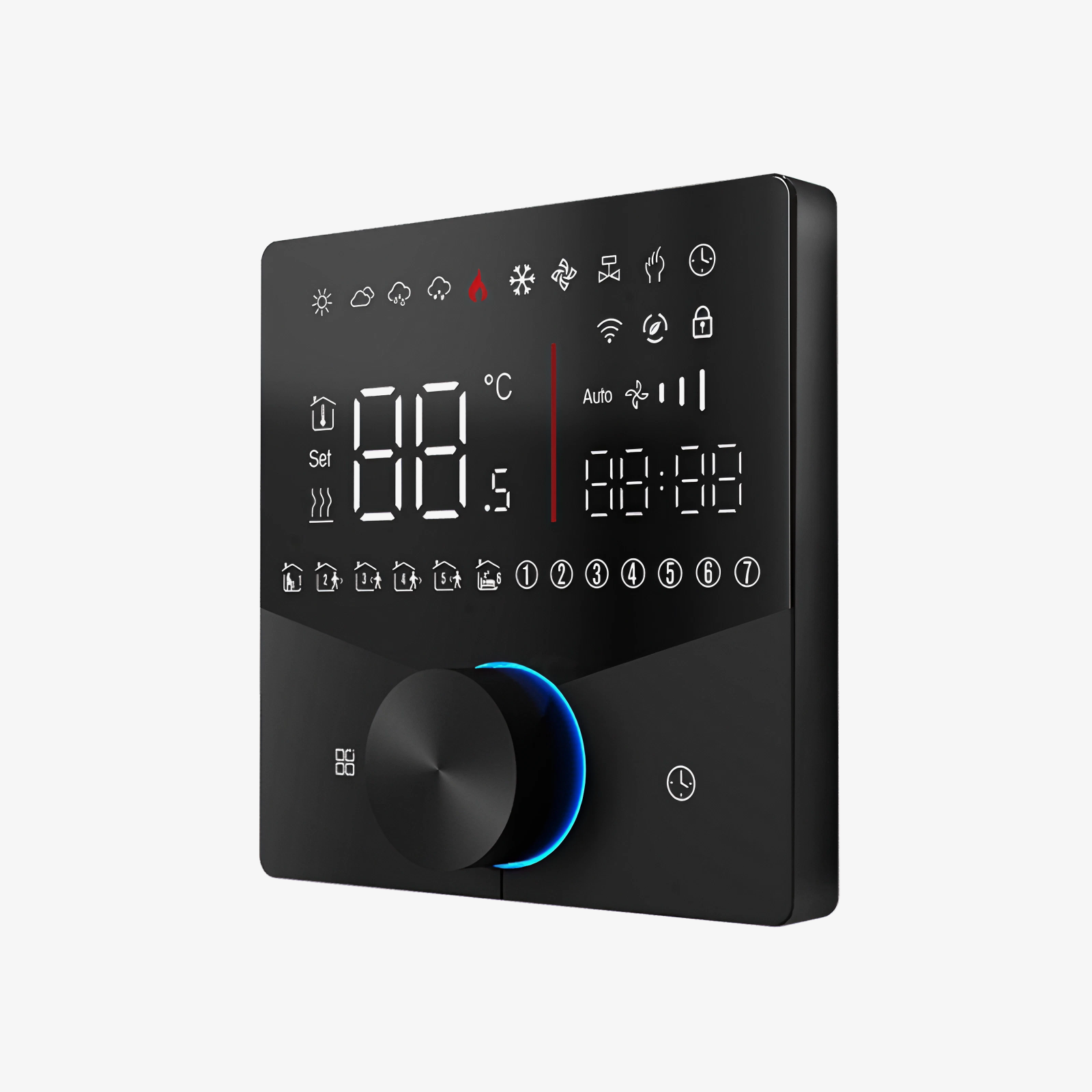 KnobSense Pro Smart Thermostat — Rotary Control