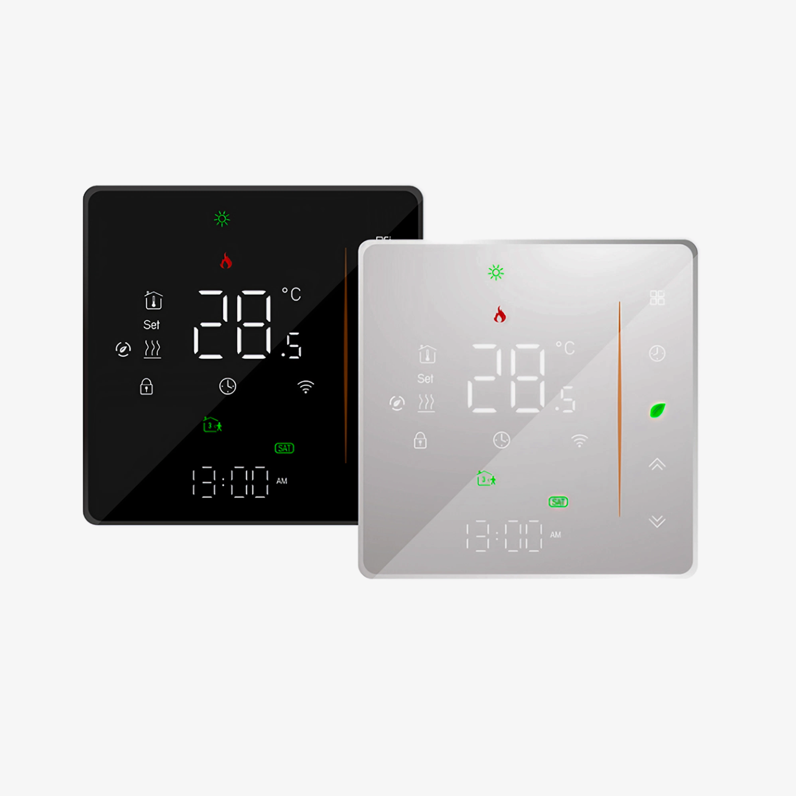 EcoPanel Basic Programmable Thermostat — Touch & Timer