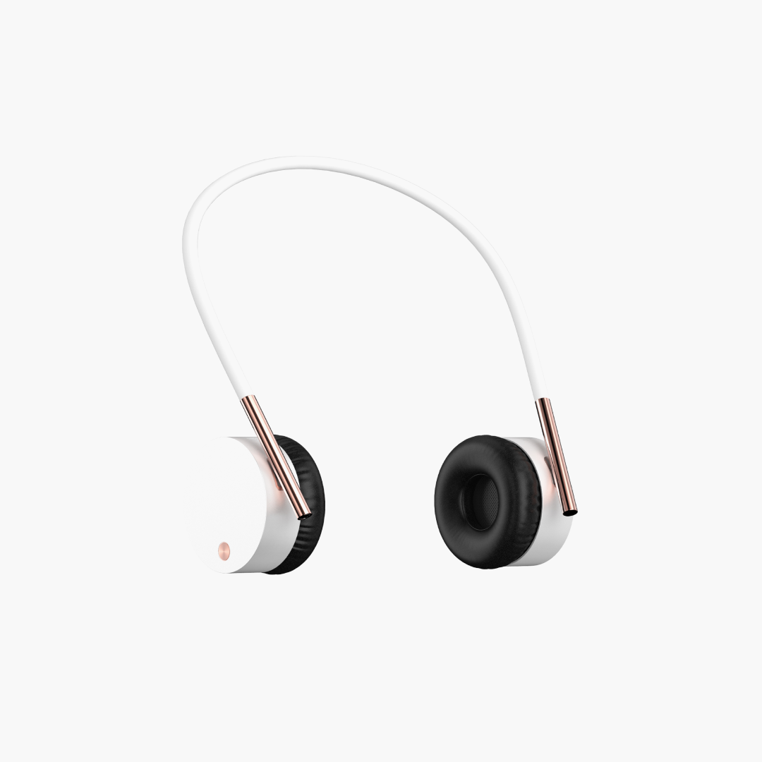 ArcTone AirFlow Wireless Headphones – White Edition