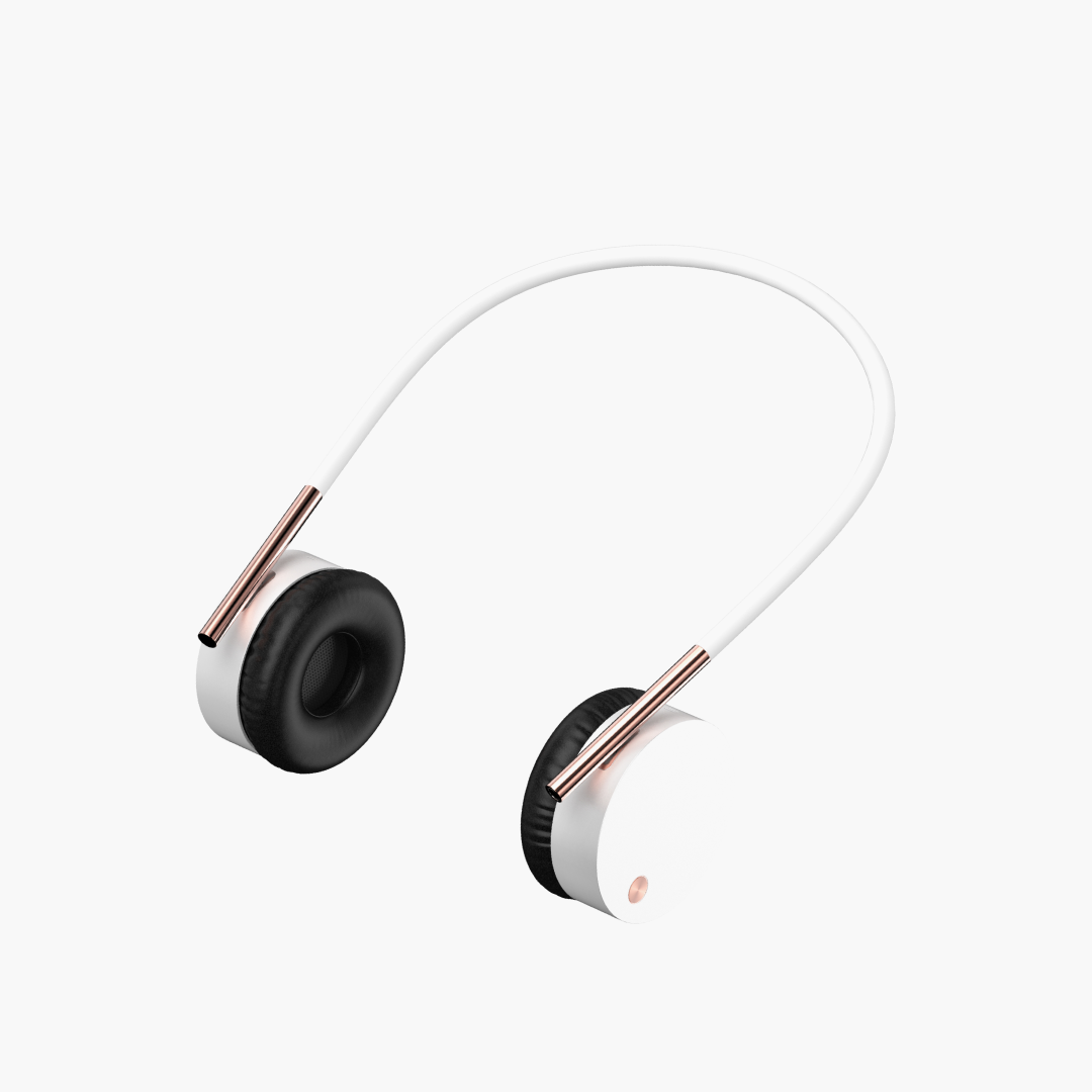 ArcTone AirFlow Wireless Headphones – White Edition