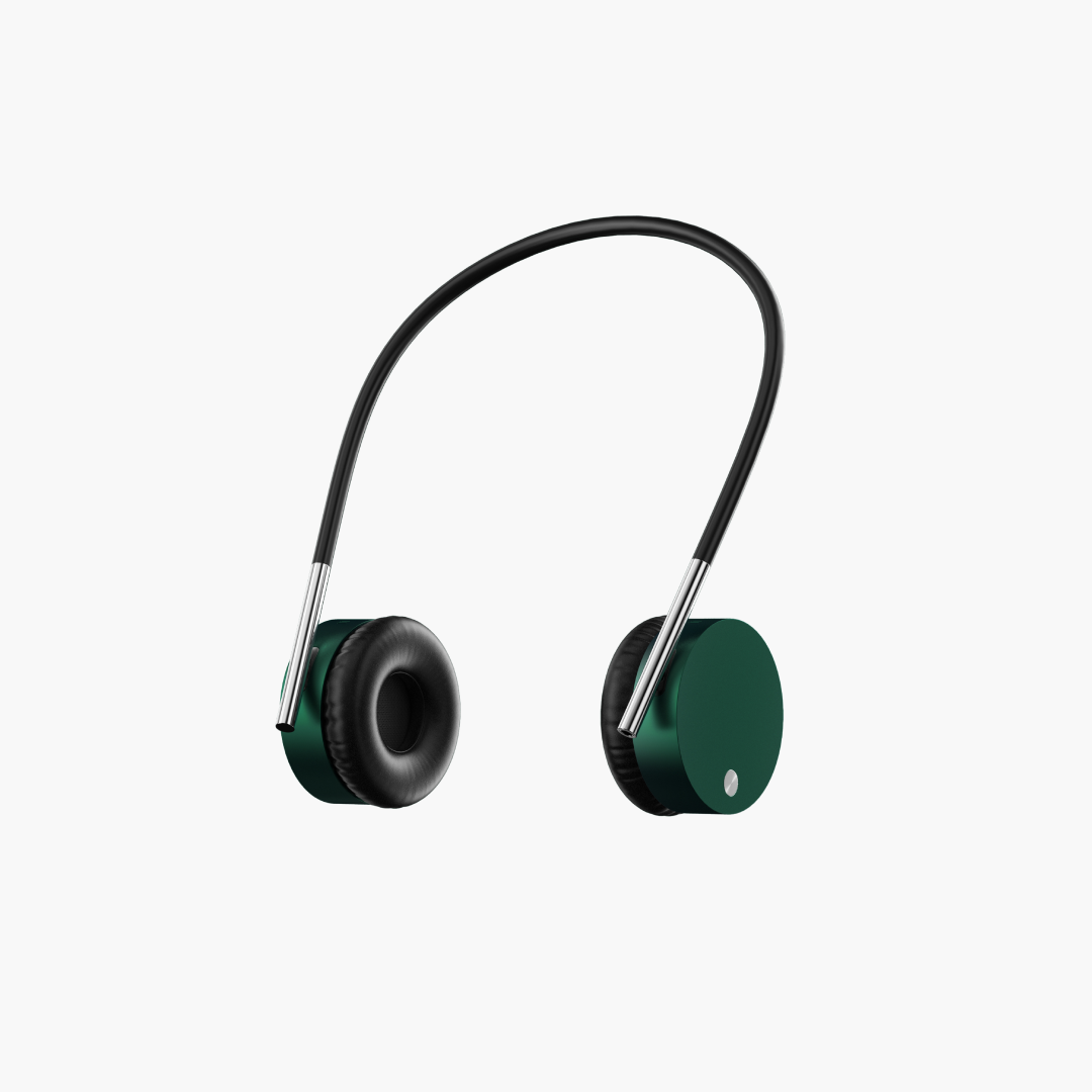 ArcTone AirFlow Wireless Headphones – Forest Green Edition