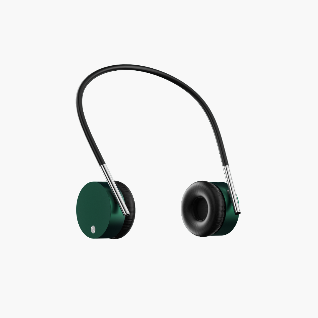 ArcTone AirFlow Wireless Headphones – Forest Green Edition