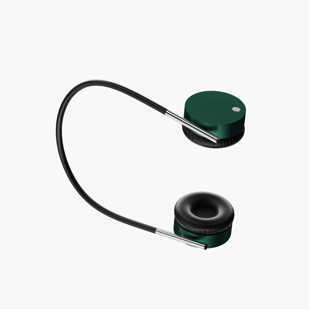 ArcTone AirFlow Wireless Headphones – Forest Green Edition