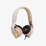 RetroFold Over-Ear Headphones – Blush & Gold Edition