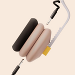 RetroFold Over-Ear Headphones – Blush & Gold Edition
