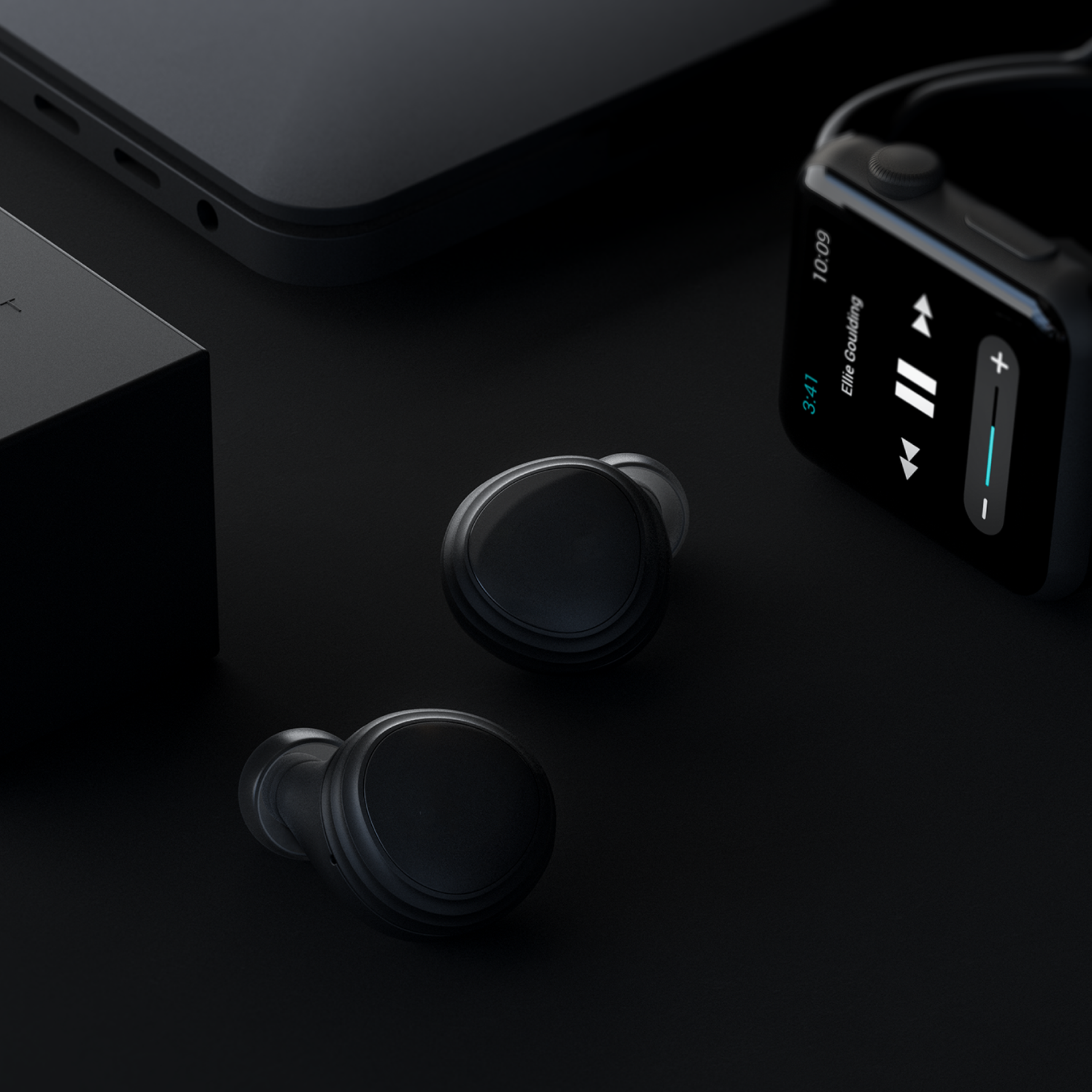 CubeTone MiniBuds – Matte Black Edition