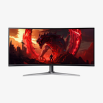 SlimView 27" QHD Monitor – Minimalist Silver Design