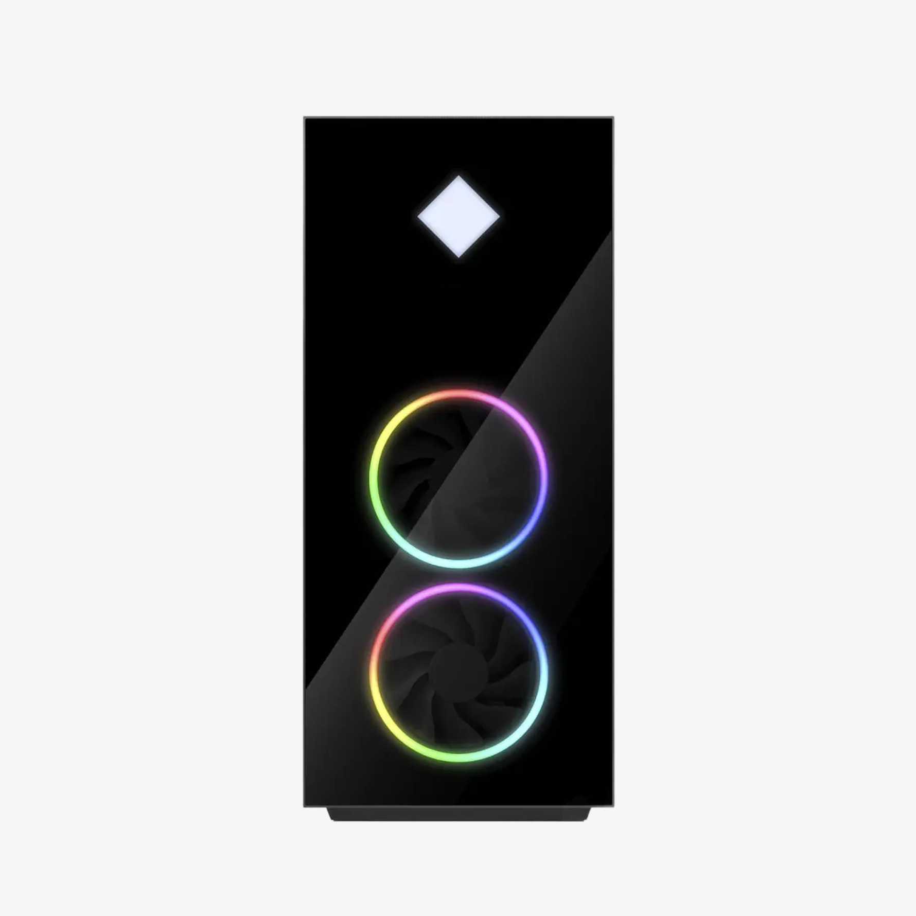 ArcForge Mid-Tower RGB Case – Dual-Ring Front