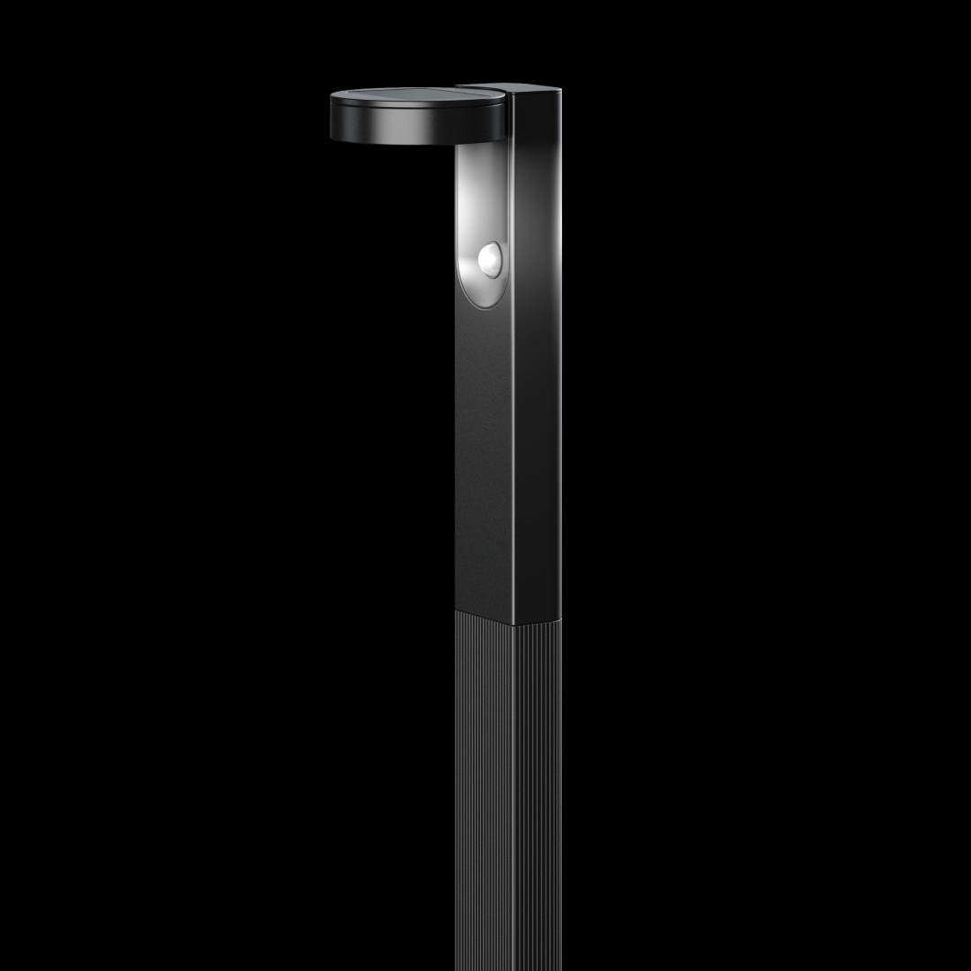 LumenPath Outdoor Bollard Light (Motion & Dusk Sensor)