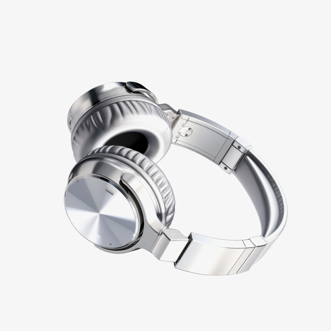 Arium Chrome Pro Headphones – Silver Edition