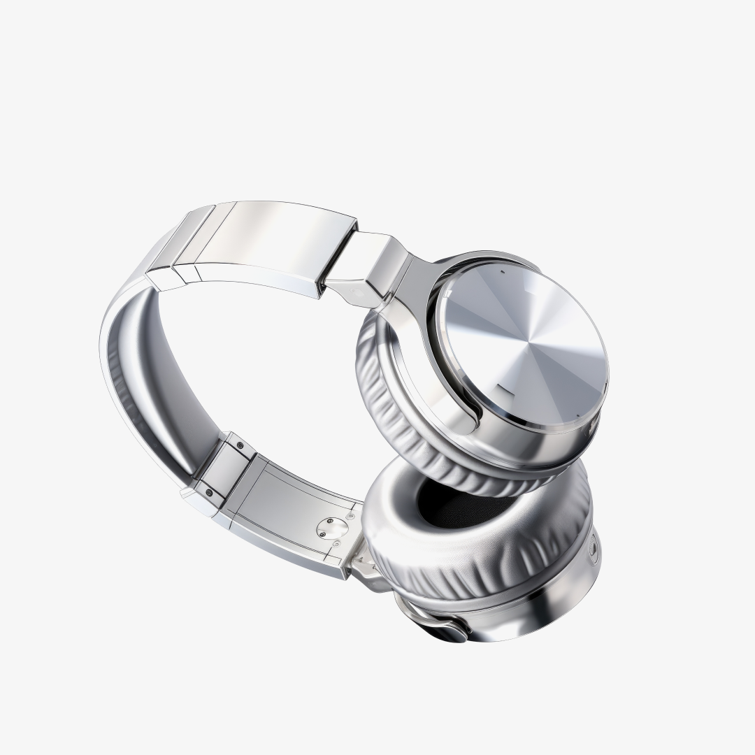 Arium Chrome Pro Headphones – Silver Edition