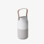 LumaCarry Lantern Speaker – Leather Handle (White Sand)