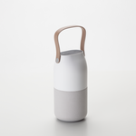 LumaCarry Lantern Speaker – Leather Handle (White Sand)