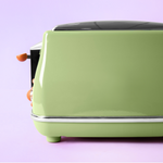Retro Green 2-Slice Toaster — Vintage Style with 6 Browning Levels