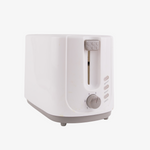 Minimal White 2-Slice Toaster — Compact & Simple Design