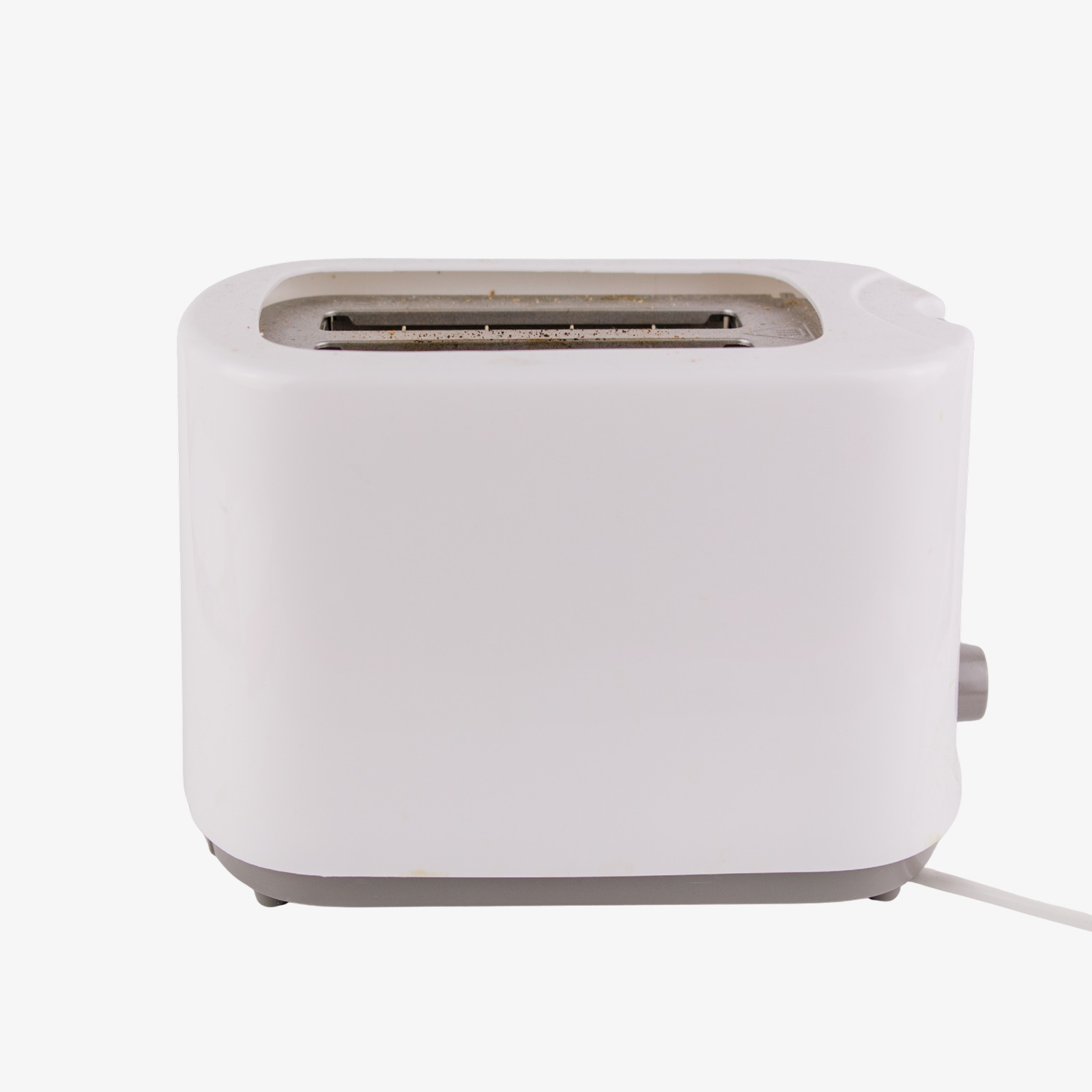 Minimal White 2-Slice Toaster — Compact & Simple Design