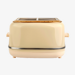 Cream Vintage 2-Slice Toaster — Classic Elegance with Durable Finish