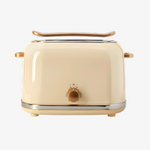 Cream Vintage 2-Slice Toaster — Classic Elegance with Durable Finish