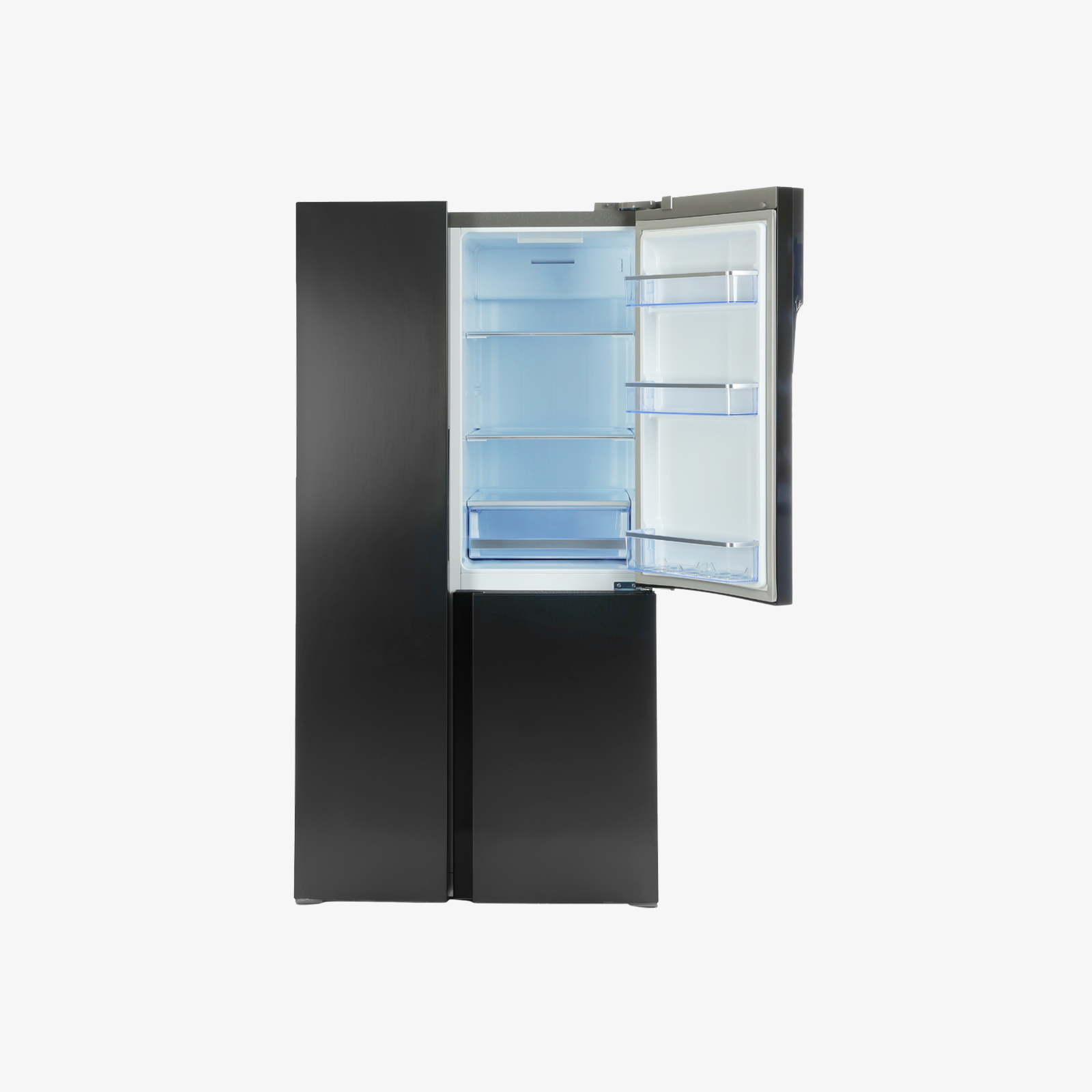 Black Matte French Door Refrigerator — 20 Cu Ft